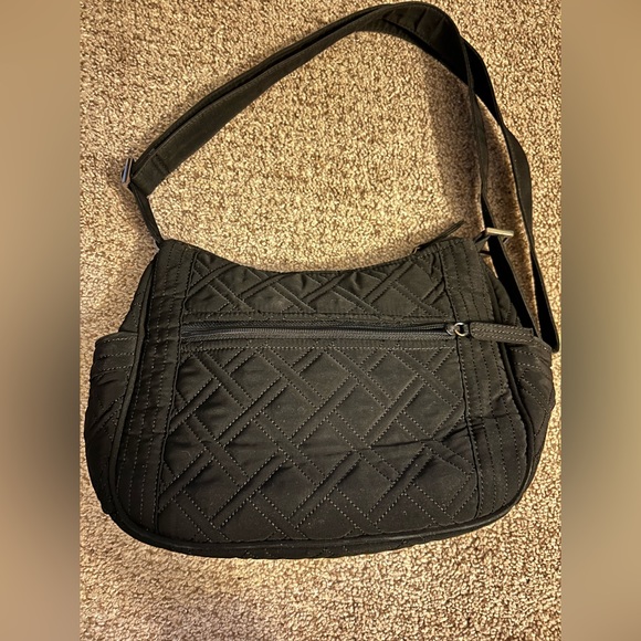 Black Quilted Vera Bradley Shoulder Bag - Picture 2 of 5